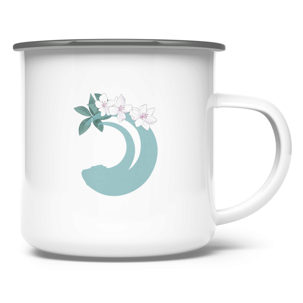 Signatur MOND – Emaille Tasse