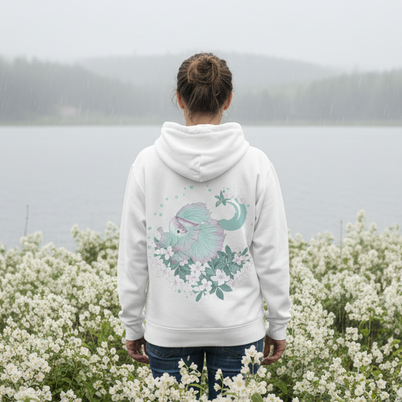 Signatur MOND – Premium Bio Hoodie für Frauen