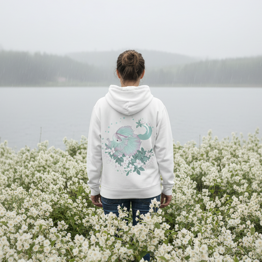 Signatur MOND – Premium Bio Hoodie für Frauen