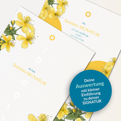 SIGNATUR-Bestimmung »SIGNATUR Geflüster«