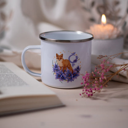 Signatur MERKUR – Emaille Tasse