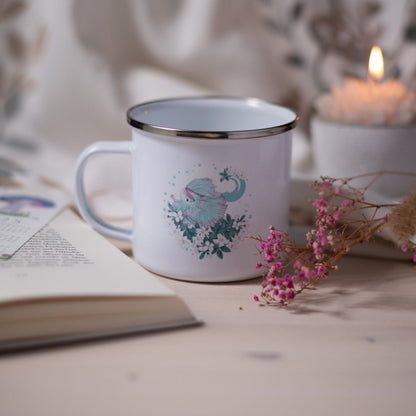 Signatur MOND – Emaille Tasse